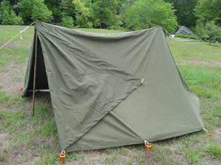 00 - US Army puptent / US shelter halves - Afbeelding 2