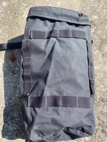 zijtas rugzak Arwy zwart met schouderstrap - Afbeelding 3