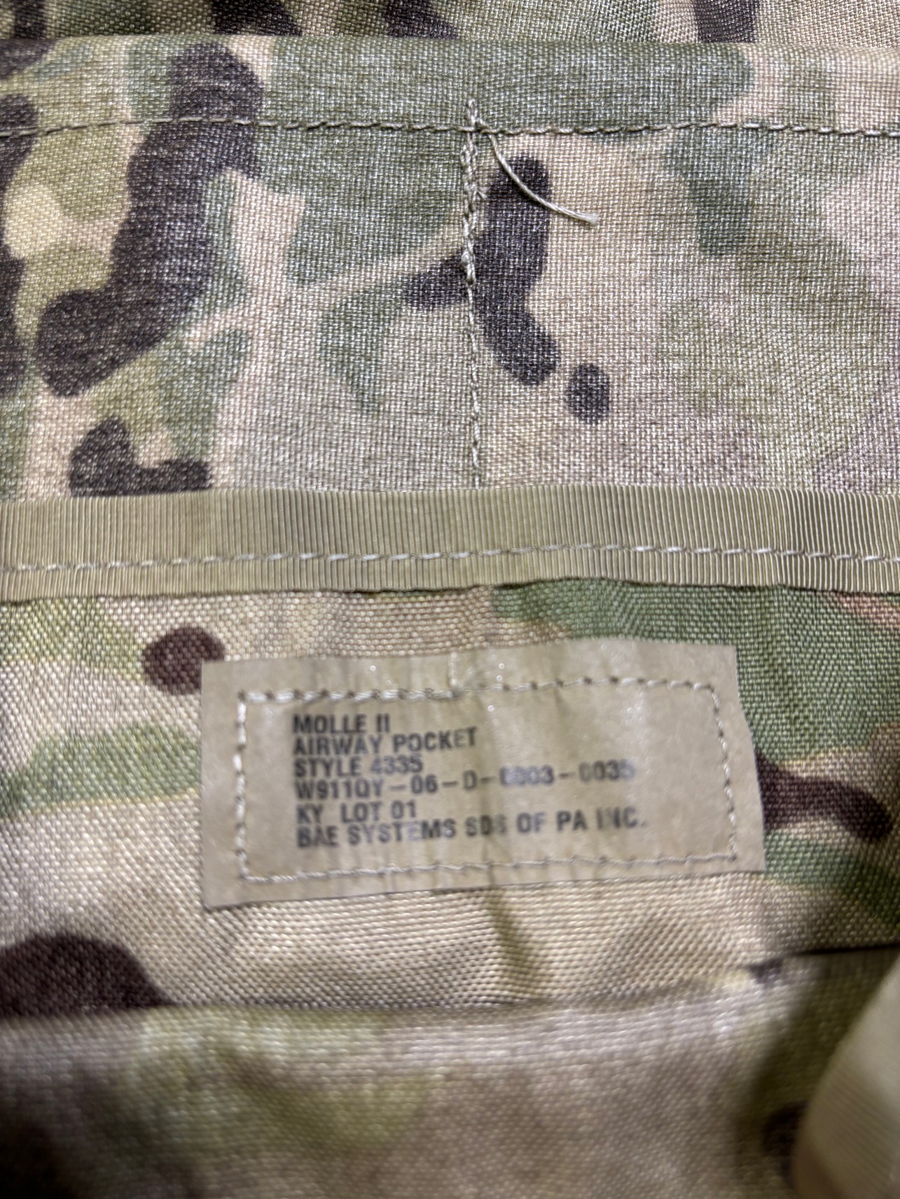 US Army Airway Pocket – OCP / Multicam - Afbeelding 4