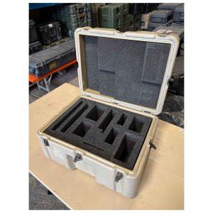 Alternative view of Hardigg Military Transit Case met schuim – Tan – 63 × 48 × 36 cm