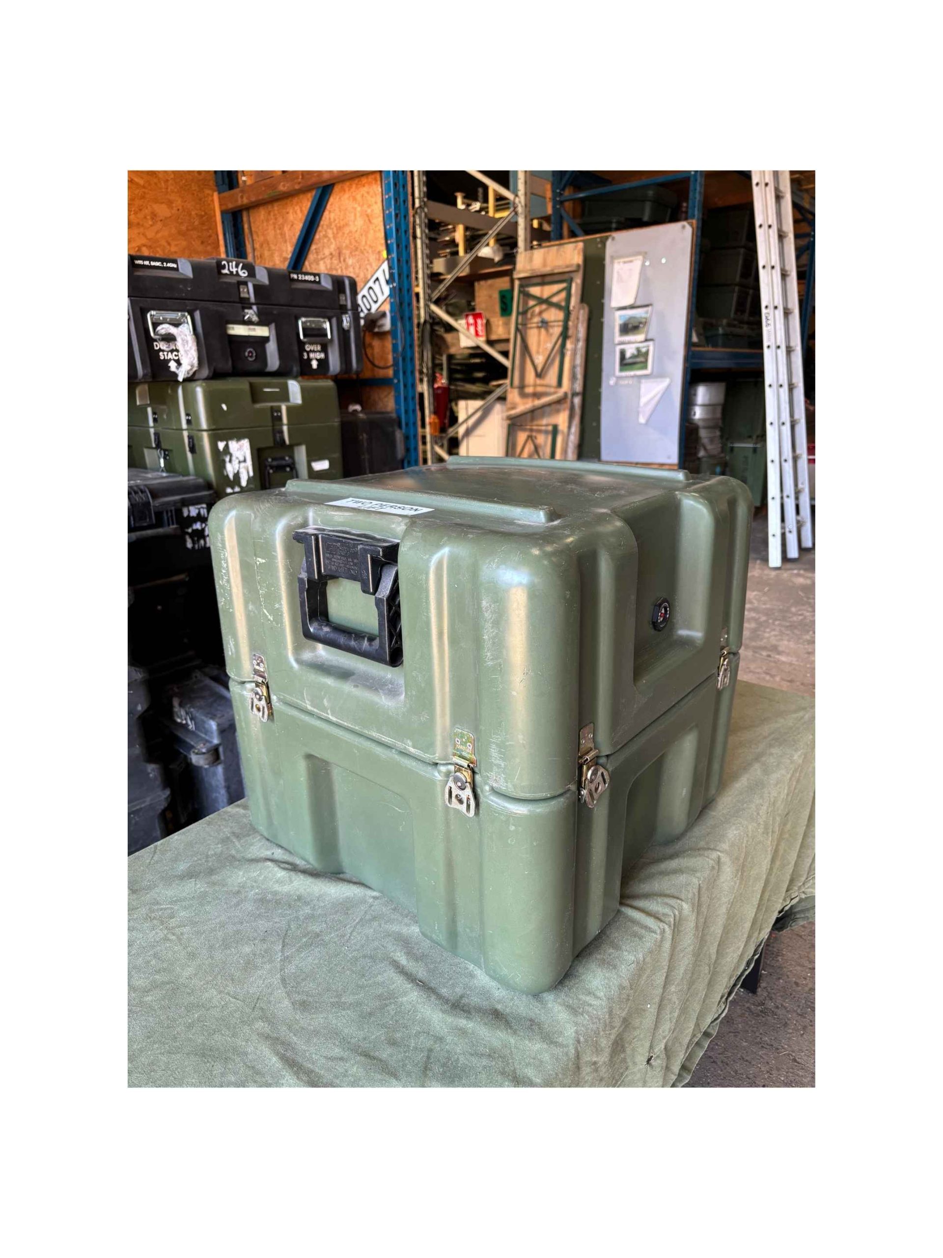 Pelican / Hardigg military transit case 48 x 48 x 48 CM - Afbeelding 2