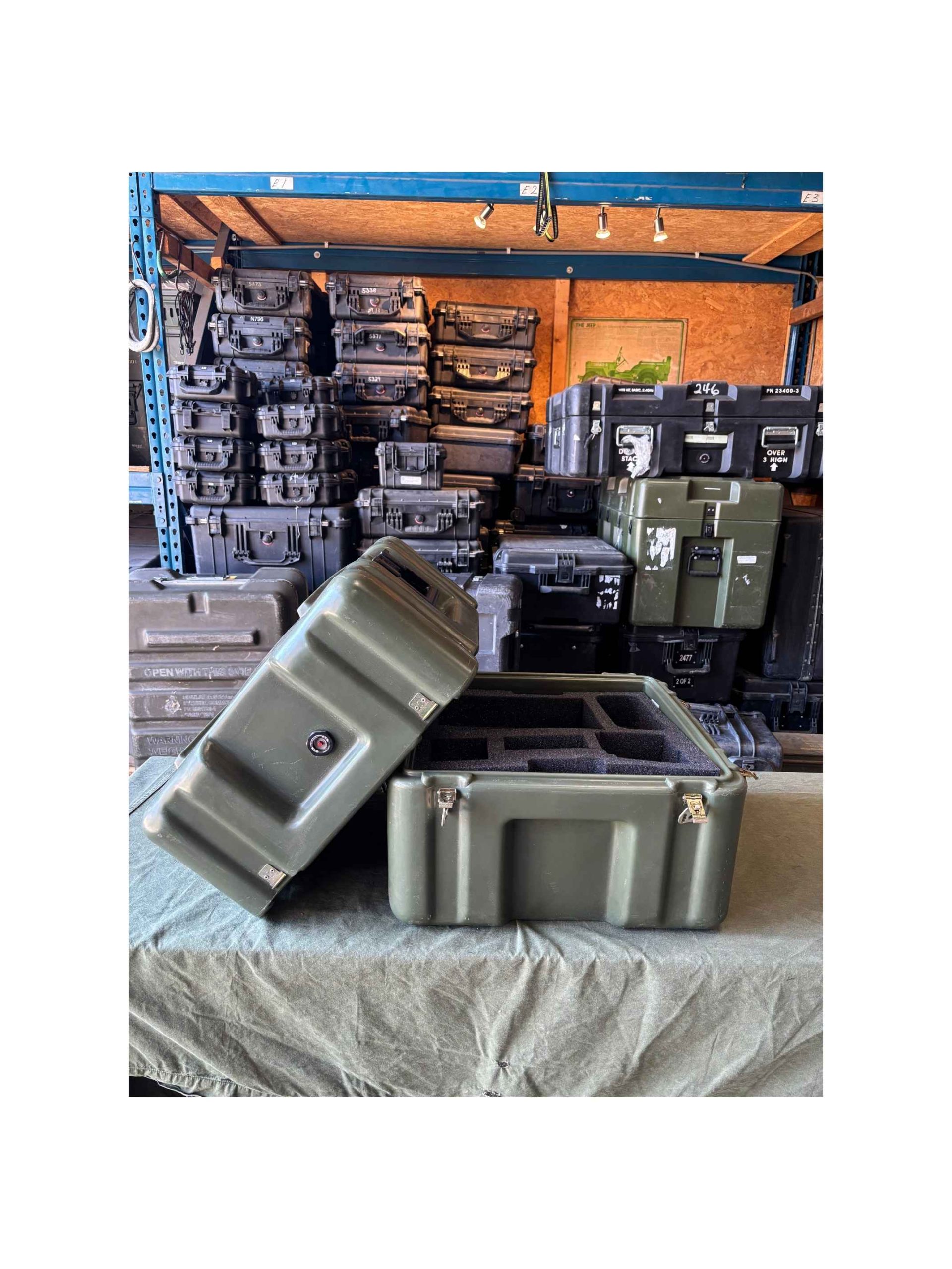 Pelican / Hardigg military transit case 48 x 48 x 48 CM - Afbeelding 4