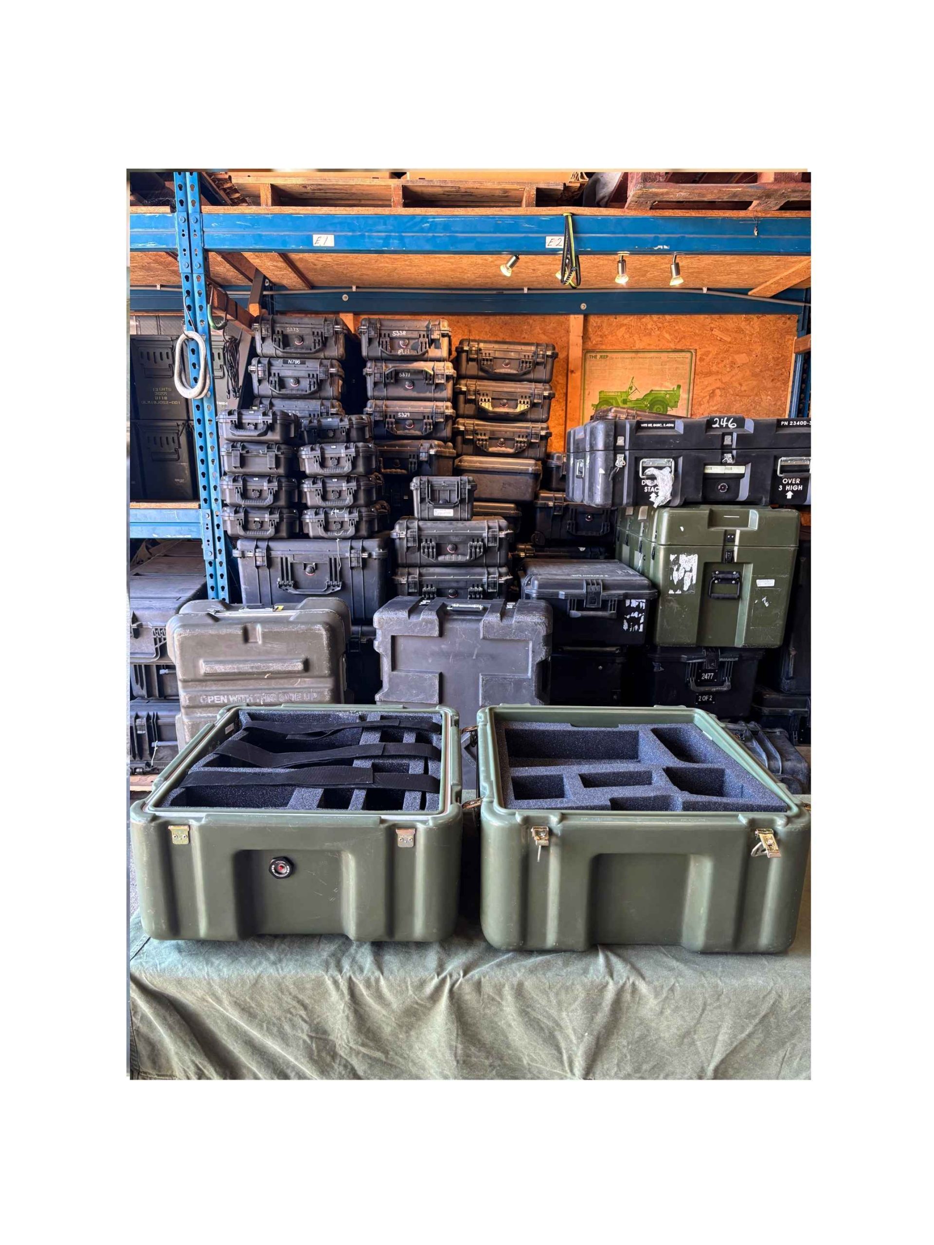Pelican / Hardigg military transit case 48 x 48 x 48 CM - Afbeelding 5