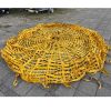 Originele militaire remparachute geel – ca. 4,5 meter